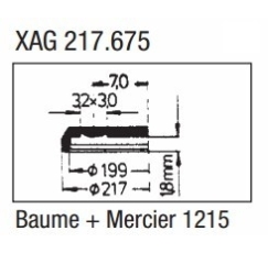 PLEXI GLASS XAG 217.675 (BM1215)