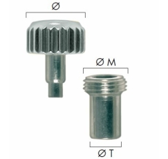 SCREW-ON CROWN MSA 60.522 Ø 3,50/90 T.190