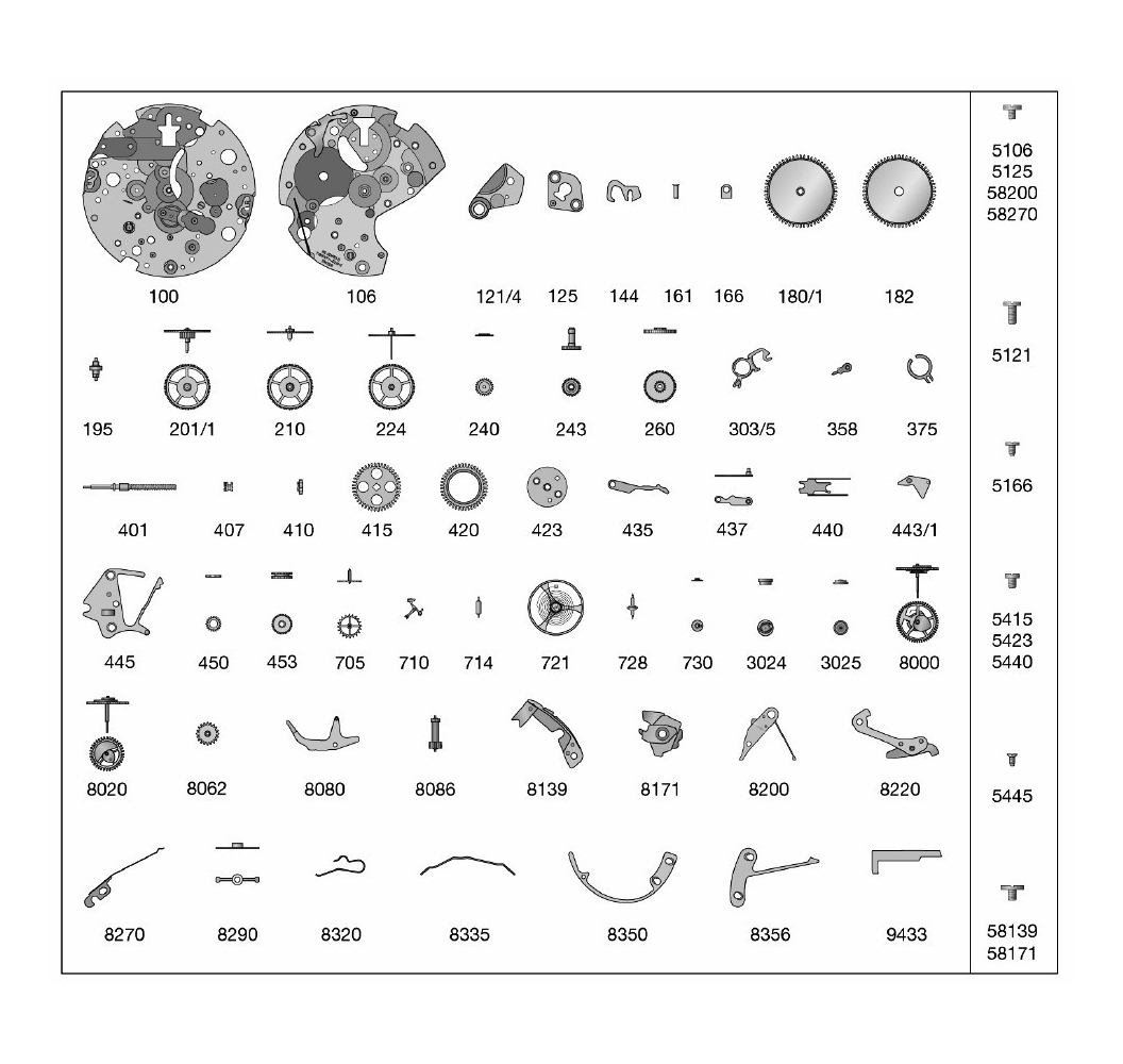 REF. 100 -7750 MAIN PLATE