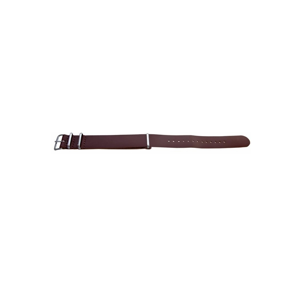 N.A.T.O. Leather Watch Strap Brown