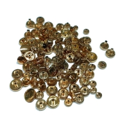 ASSORTMENT OF 100 PLATED CROWNS Ref. 352