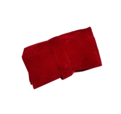 RED ROLL ORGANIZER FOR 6 WATCHES