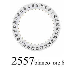 REF. 2557 DISCO DATA BIANCO H6 ETA 2824-2