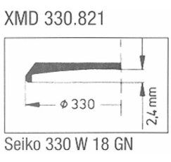 GLASS FOR SEIKO ref....