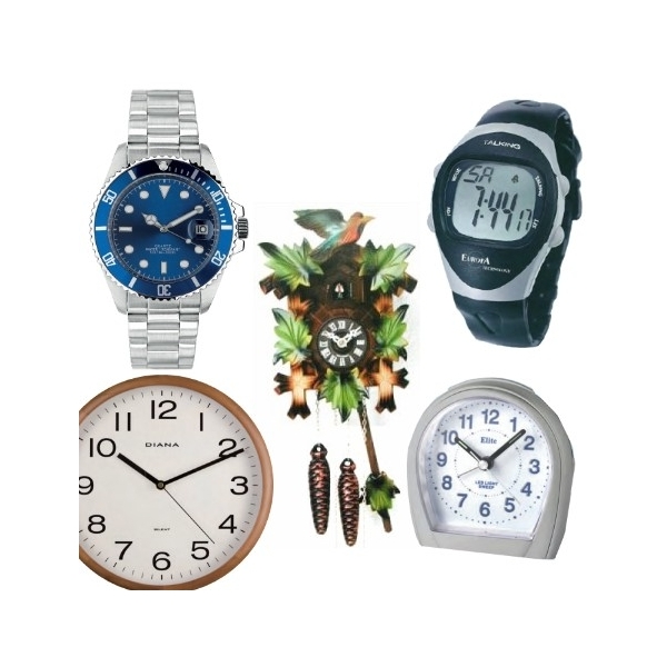 Watches, clocks and kuck-kuck